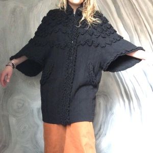3.1 PHILLIP LIM wool cape jacket